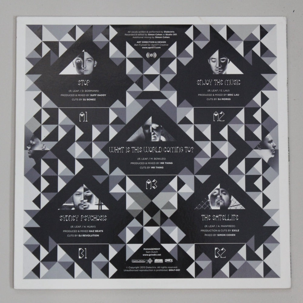 Dialectrix – Satellite (Ltd. Signed First Pressing) Vinyl Record rear