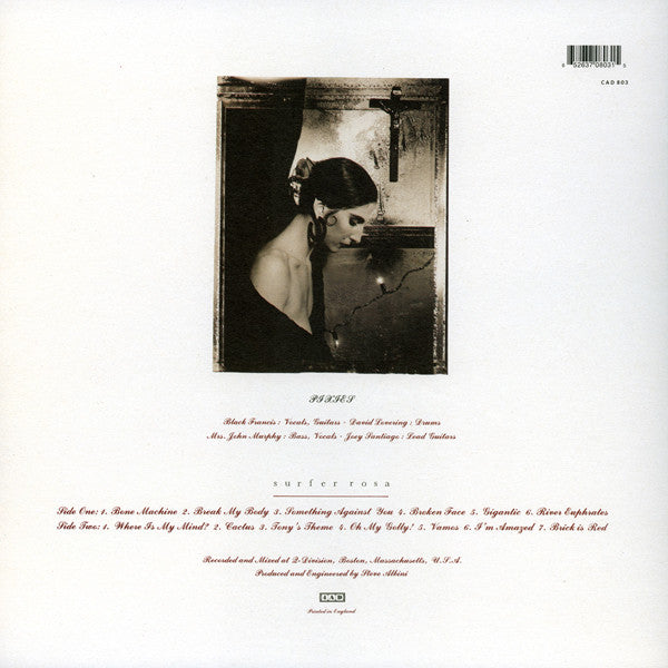 Pixies - Surfer Rosa / Come On Pilgrim (LP) Vinyl Record rear