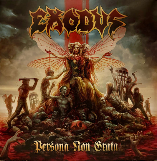 Exodus - Persona Non Grata (Clear W/ Gold, Black & Turquoise Splatter Colored Vinyl, 2Lp) Vinyl Record