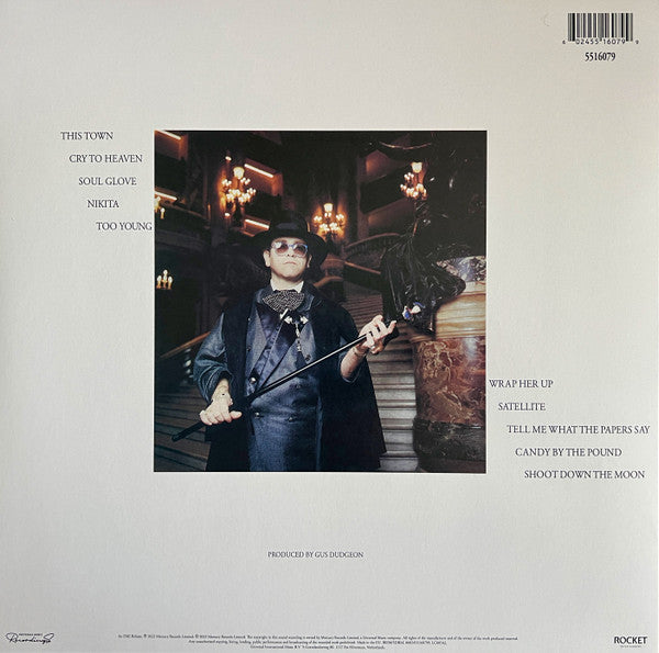 Elton John - Ice On Fire (LP) (180g Vinyl Record) rear