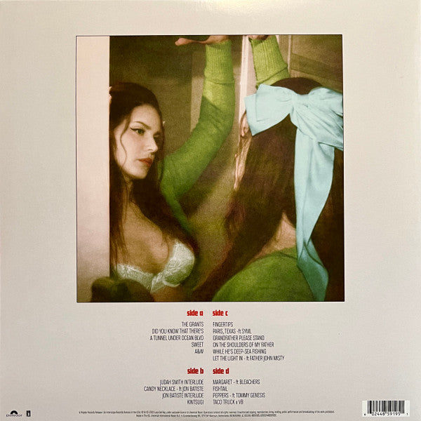 Lana Del Rey - Did You Know That There's A Tunnel Under Ocean Blvd (Alt. Cover, Indie Exclusive, Ltd. Green Vinyl Record, 2LP) rear