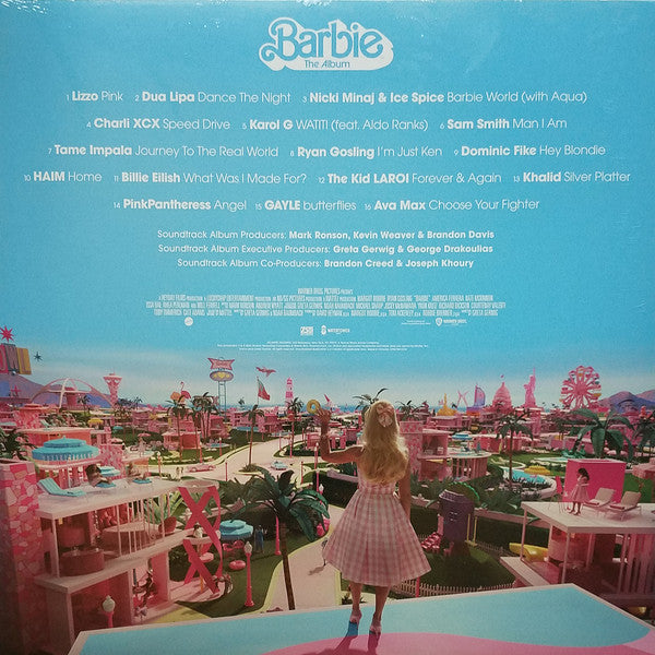 Various Artists - Barbie The Album (LP) (Milk & Clear Vinyl Record, poster) rear