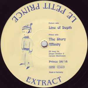 Extract - Line Of Depth (12") Vinyl Record label 1