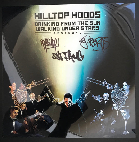 Hilltop Hoods – Drinking From The Sun, Walking Under Stars Restrung (Limited Edition Deluxe Box Set) Vinyl Record signed
