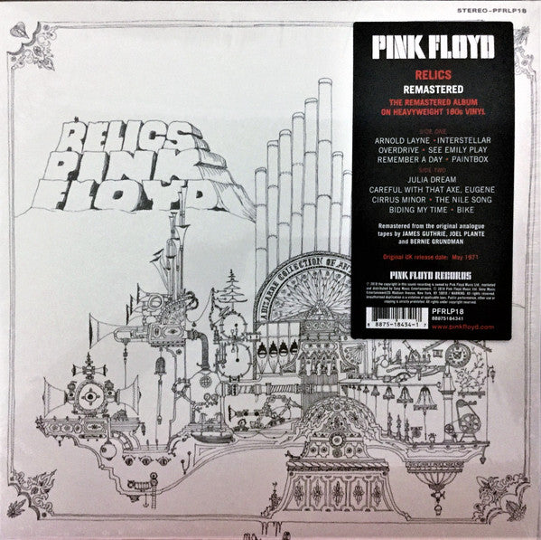 Pink Floyd – Relics (Remastered 180g Vinyl LP) cover