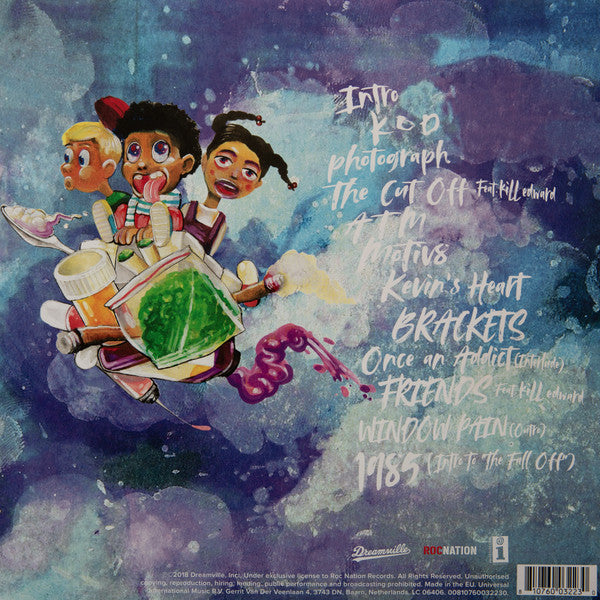 J. Cole – KOD (Gatefold Vinyl LP) rear