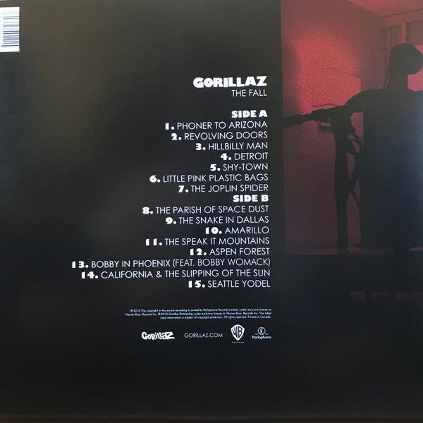 Gorillaz – The Fall (LP Vinyl Record) rear