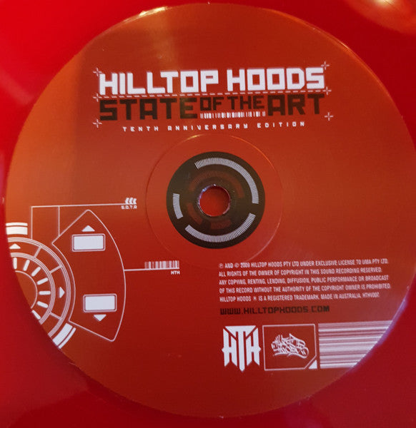 Hilltop Hoods – State Of The Art (Ltd. Red Reissue) Vinyl Record label 1