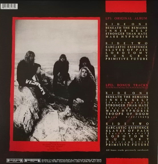 Sepultura - Beneath The Remains (2LP 180g Remastered Vinyl Record) rear