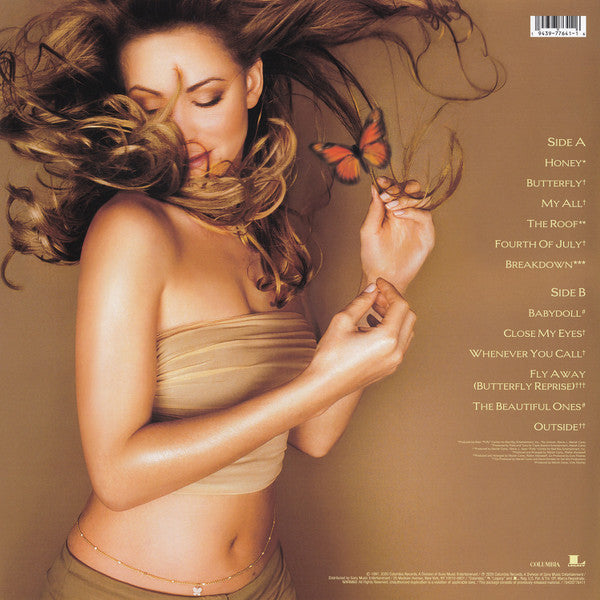 Mariah Carey - Butterfly (Remastered LP Vinyl Record) rear