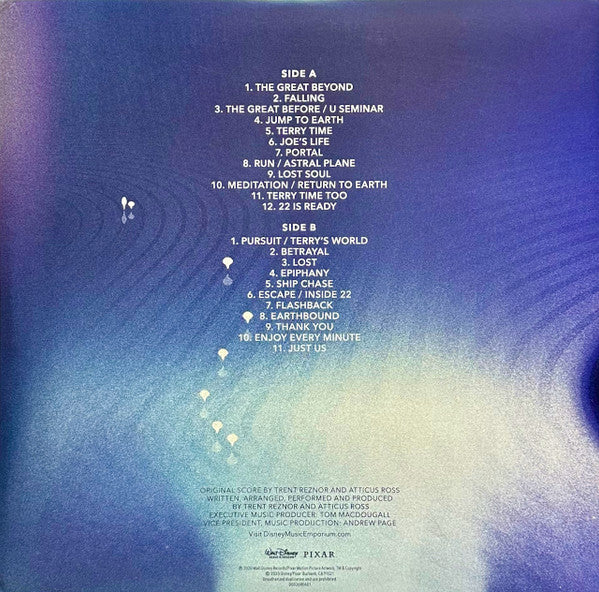 Trent Reznor & Atticus Ross – Soul (Limited Clear Vinyl LP, Original Score) rear