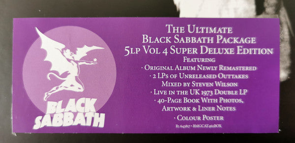 Black Sabbath – Vol. 4 (Super Deluxe 5LP Box Set, Remastered Vinyl) sticker