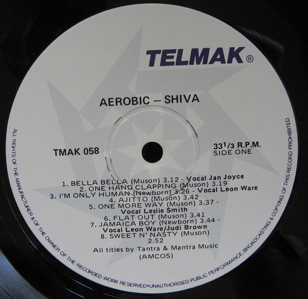 Aerobic - The California Exercise Craze (LP) Vinyl Record label 1
