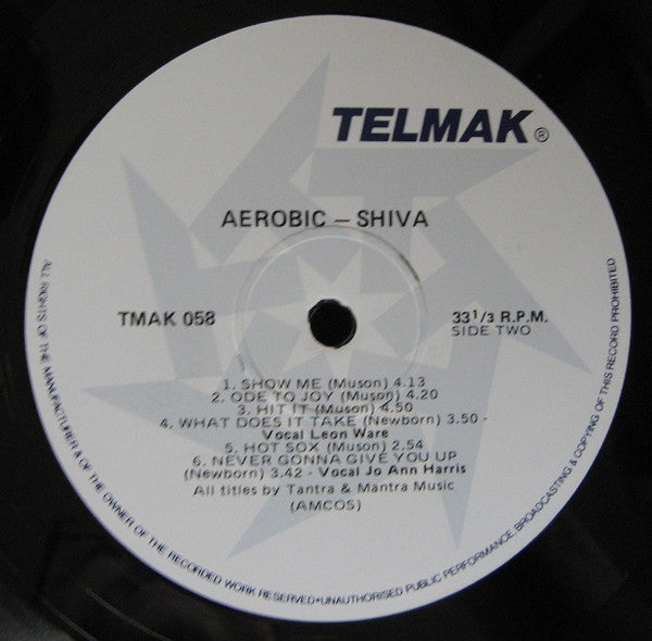 Aerobic - The California Exercise Craze (LP) Vinyl Record label 2