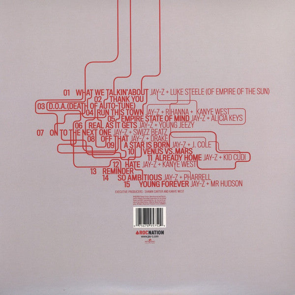 Jay-Z - The Blueprint 3 (2LP) Vinyl Record rear