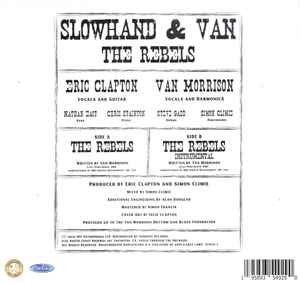 Eric Clapton and Van Morrison - The Rebels (12" Single Vinyl Record) rear