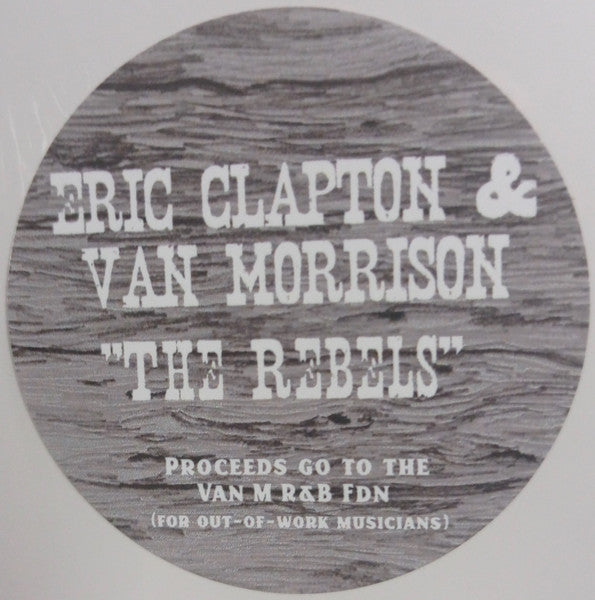 Eric Clapton and Van Morrison - The Rebels (12" Single Vinyl Record) sticker