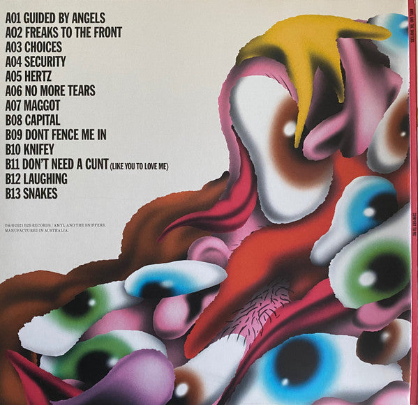 Amyl and The Sniffers – Comfort To Me (Limited Edition Romer Red Vinyl LP) rear