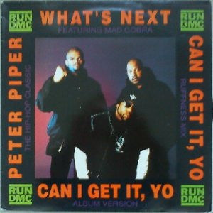 Run DMC - Can I Get It Yo (First Pressing) Vinyl Record