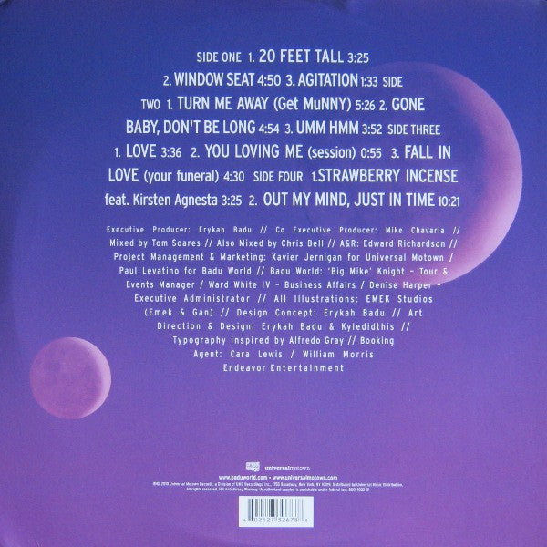 Erykah Badu - New Amerykah Part Two (Return Of The Ankh) (2LP) Vinyl Record rear