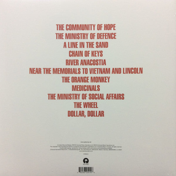 PJ Harvey - The Hope Six Demolition Project (LP) Vinyl Record rear