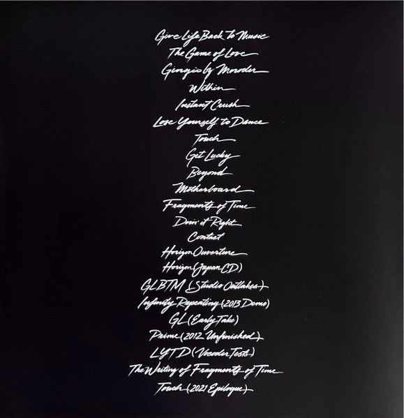 Daft Punk – Random Access Memories (10th Anniversary 3LP 180g Deluxe Vinyl) rear