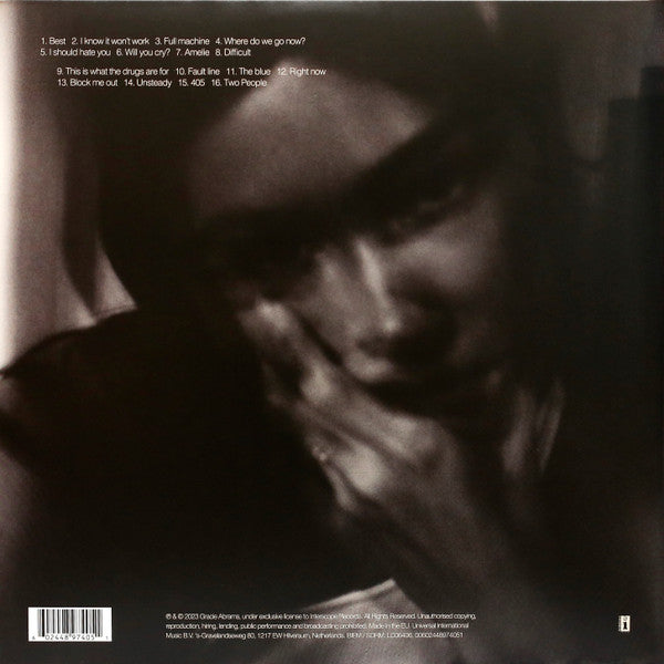 Gracie Abrams – Good Riddance (2LP Deluxe Vinyl Record) rear