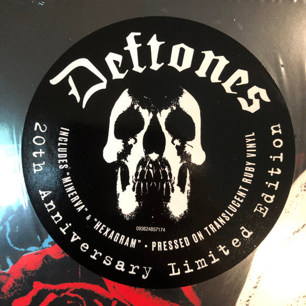 Deftones - Deftones (LP Ltd. 20th Anniv. Red Vinyl Record) sticker
