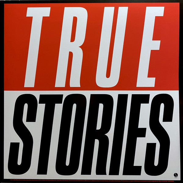 Talking Heads - True Stories (LP) (Translucent Red Vinyl Record, Ltd.) rear