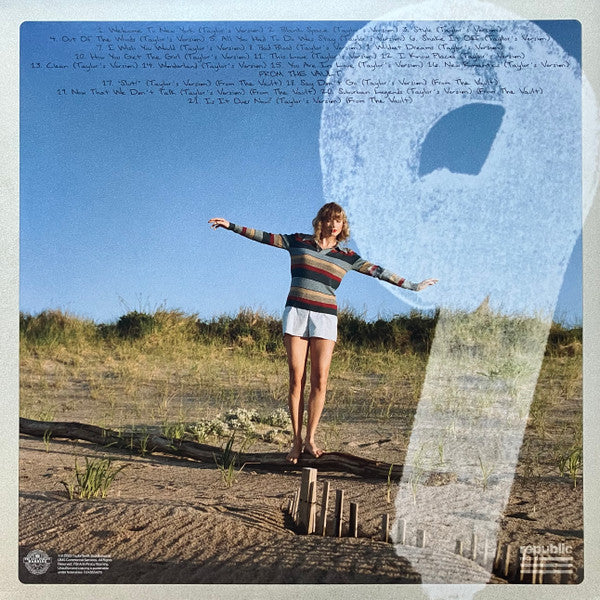 Taylor Swift - 1989 (Taylor's Version) (2LP Rose Garden Pink Vinyl Record) rear