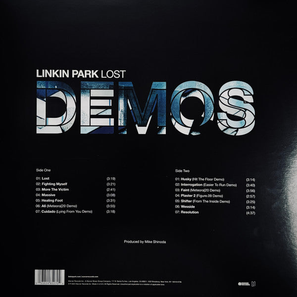 Linkin Park - Lost Demos (LP) Vinyl Record rear