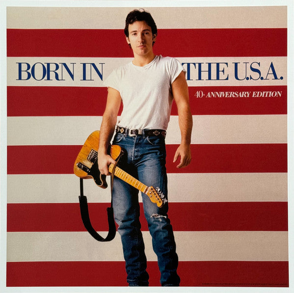 Bruce Springsteen – Born In The U.S.A. (Limited Edition 40th Anniversary Red Vinyl LP) insert