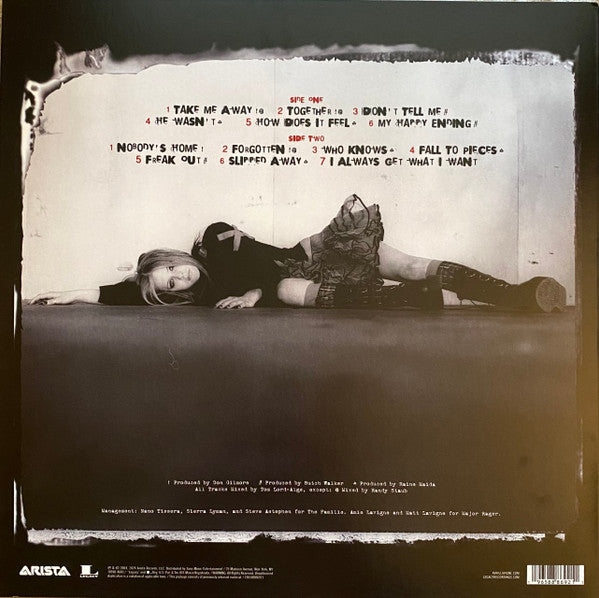 Avril Lavigne - Under My Skin (LP) Vinyl Record rear