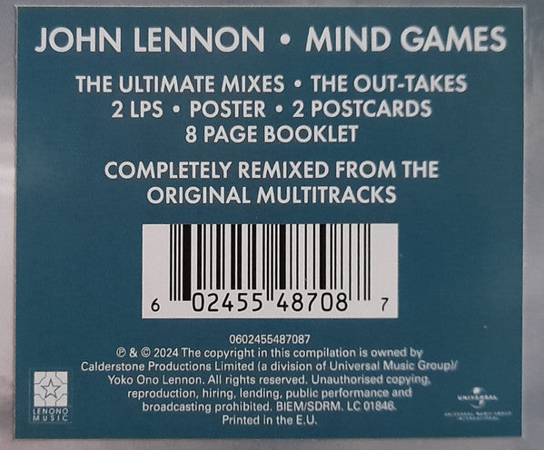 John Lennon - Mind Games (The Ultimate Mixes) (2LP Vinyl) sticker
