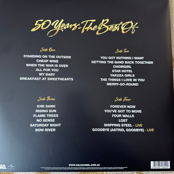 Cold Chisel – 50 Years - The Best Of (2LP Vinyl Record) rear