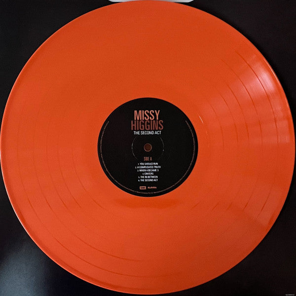 Missy Higgins – The Second Act (Limited Edition Burnt Orange Vinyl LP) vinyl