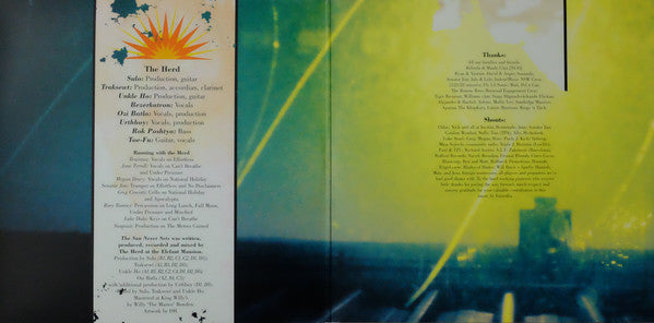 The Herd – The Sun Never Sets Vinyl Record fold out