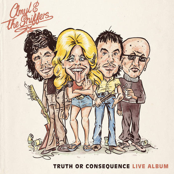 Amyl and The Sniffers – Truth Or Consequence Live Album (Vinyl LP) cover