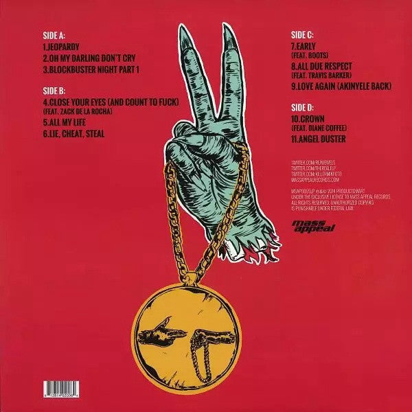 Run The Jewels - Run The Jewels 2 (First Pressing)(Mass Appeal) Vinyl Record rear cover