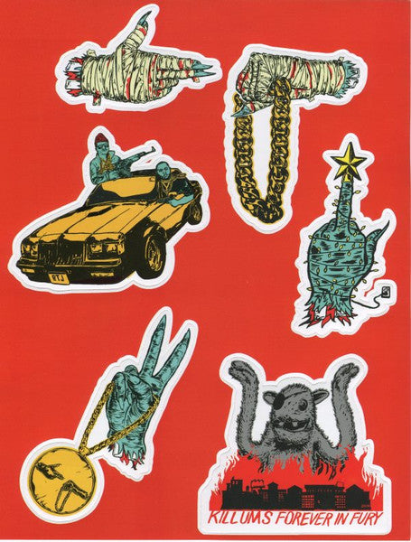 Run The Jewels - Run The Jewels 2 (First Pressing)(Mass Appeal) Vinyl Record sticker sheet