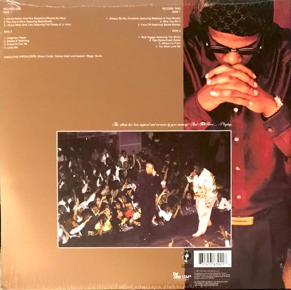 Jay-Z - Volume 1: In My Lifetime (2Lp) Vinyl Record rear