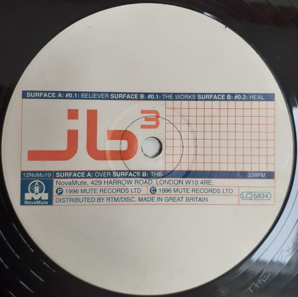 Joey Beltram - Believer (12") Vinyl Record label 1