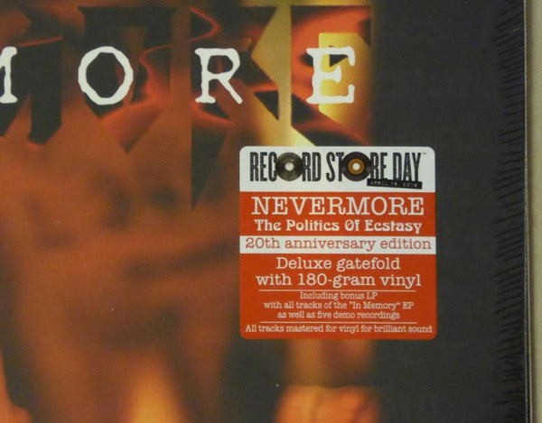 Nevermore – The Politics Of Ecstasy (Ltd. RSD Deluxe Orange Vinyl 2LP) sticker