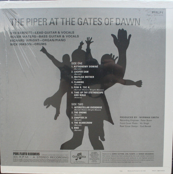 Pink Floyd – The Piper at the Gates of Dawn (LP 180g Remastered Vinyl) rear