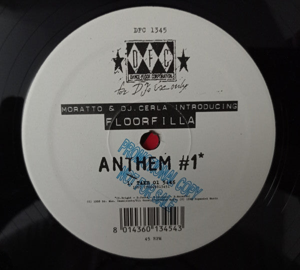 Floorfilla - Anthem #1 (12") (Vinyl Record) label 1