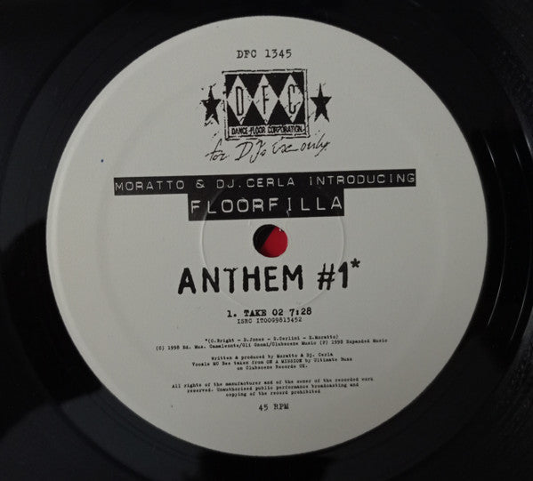 Floorfilla - Anthem #1 (12") (Vinyl Record) label 2