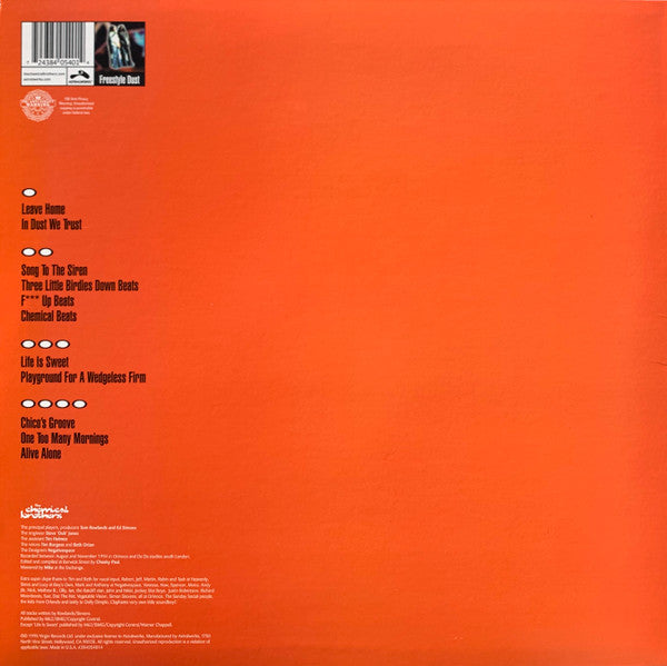 The Chemical Brothers – Exit Planet Dust (2LP Vinyl Record) rear