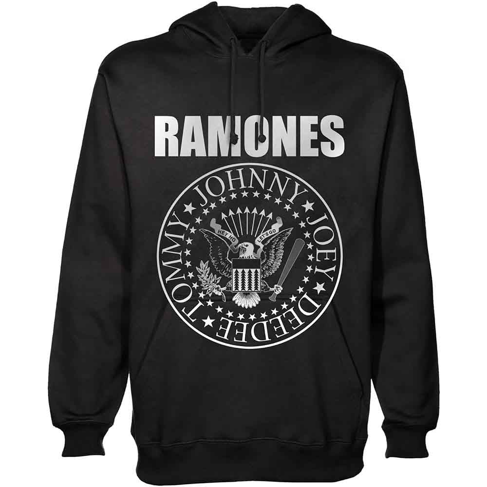 The Ramones - Presidential Seal Pullover Hoodie (Black)