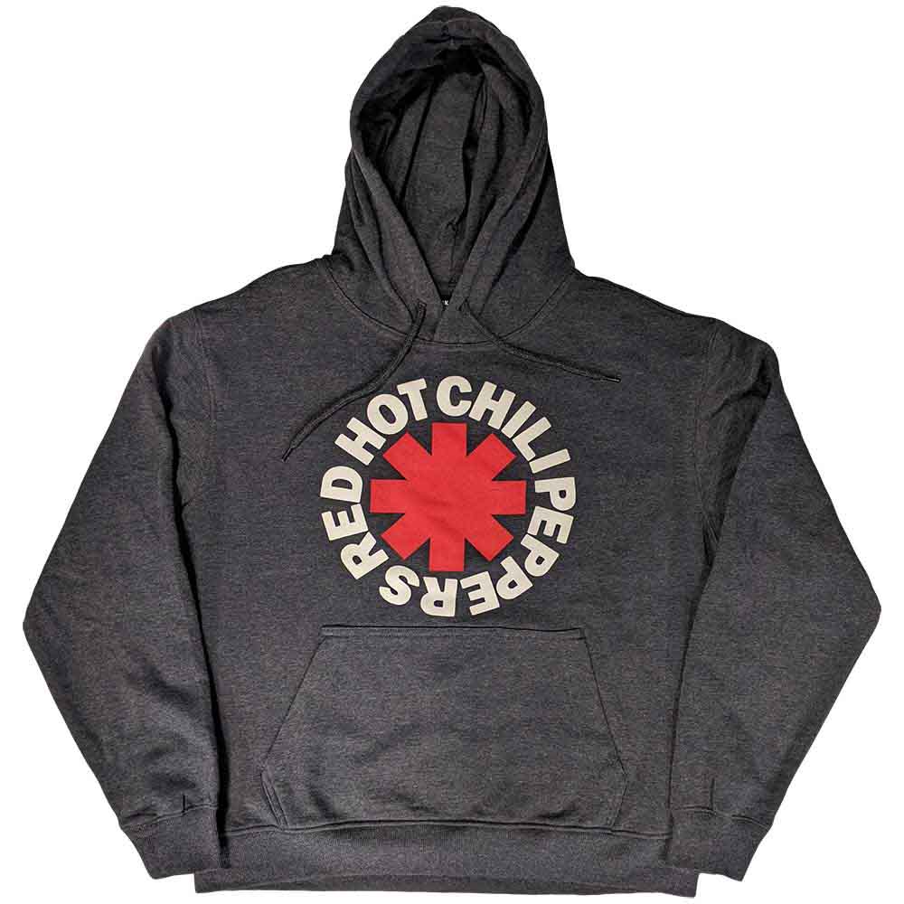 Red Hot Chili Peppers - Classic Asterisk Pullover Hoodie (Charcoal Grey)