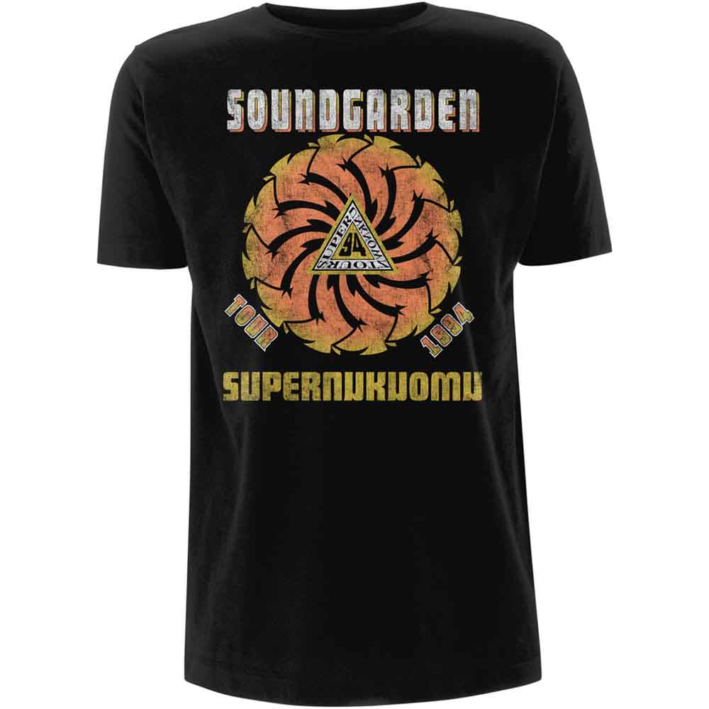 Soundgarden - Superunknown Tour '94 T-Shirt (Black with Back Print) front